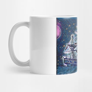 Pirate Ship Graphic Art Design | Digital Art | Painting Mug